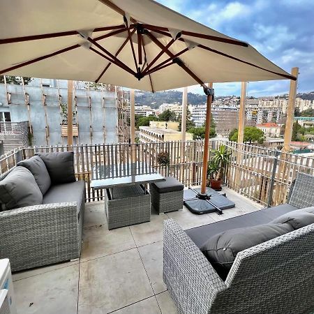 Aparthotel Riviera - Superbe 3 Pieces Avec Terrasse Plein Sud Et Parking Ac- La Terrasse Du Jardin Du Ray Nizza Kültér fotó